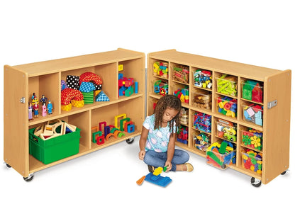 Heavy-Duty Fold & Roll Cubby Unit - US 6378
