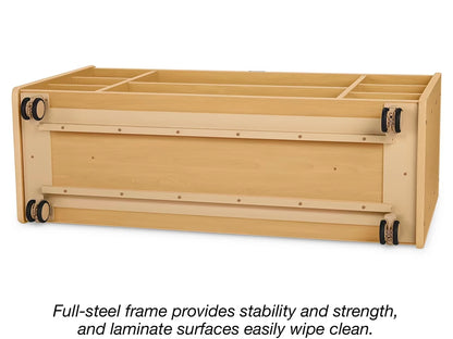 Flex-Space Jr.® Mobile Cubbies & Shelves Storage Unit - US 5576