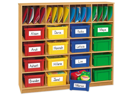 Classic Birch Classroom Communication & Storage Center - US 8322