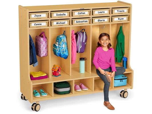 Flex-Space Jr.® Mobile Coat Lockers for 10 - US 1440