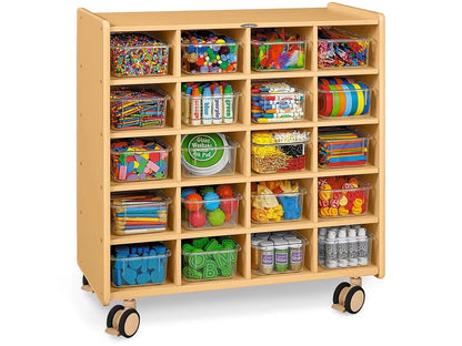 Flex-Space Jr.® Mobile Cubby Storage Unit - US 7459