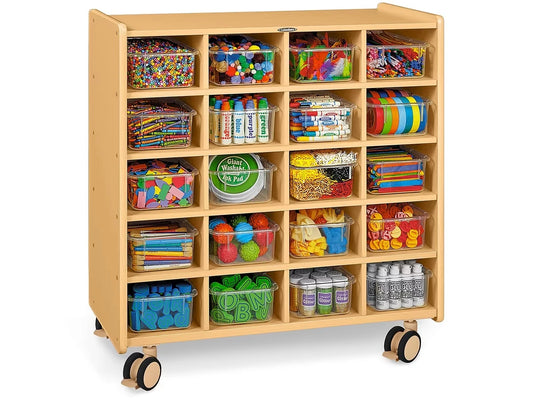 Flex-Space Jr.® Mobile Cubby Storage Unit - US 7459