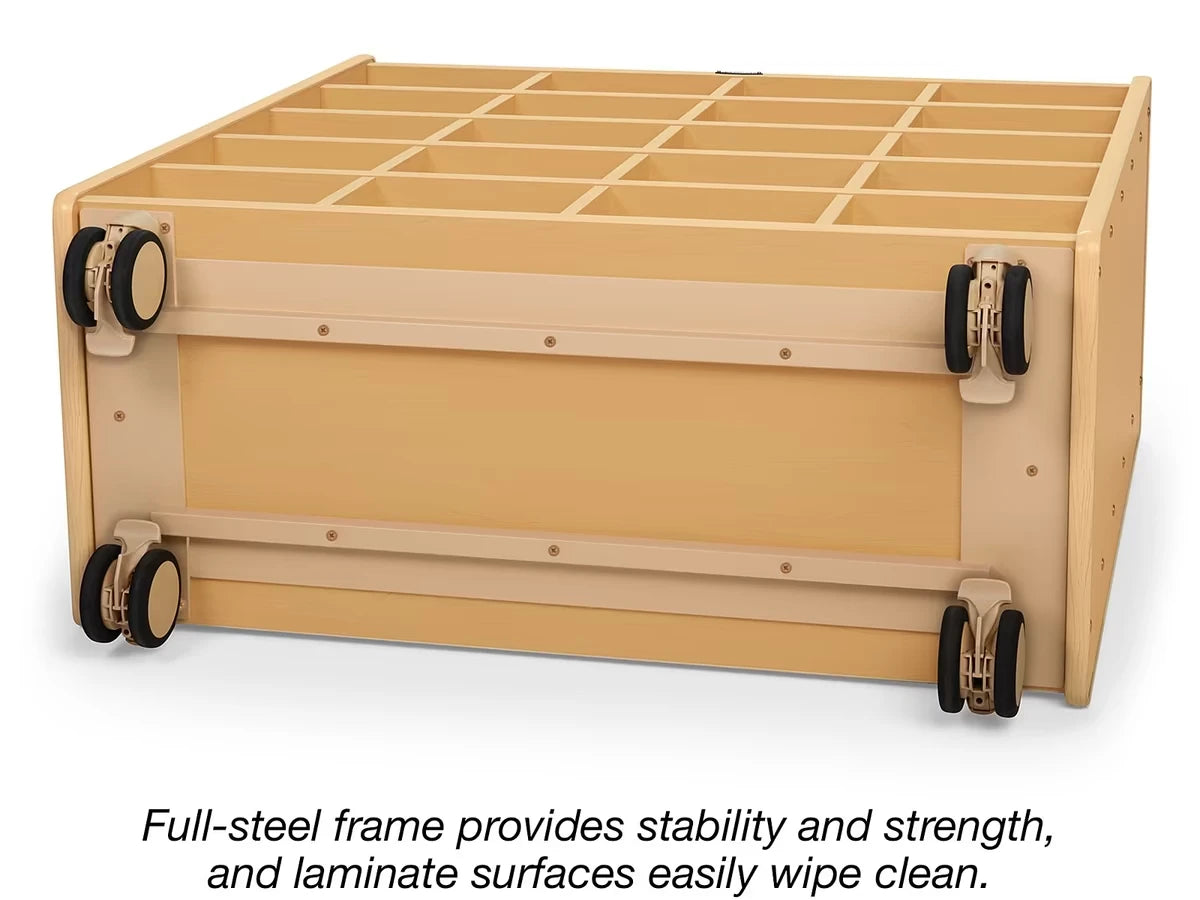 Flex-Space Jr.® Mobile Cubby Storage Unit - US 7459