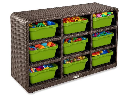 Outdoor 9-Cubby Storage Unit - US 3479