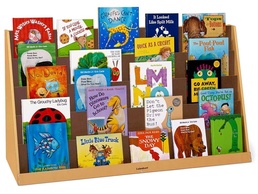 Classic Birch Help-Yourself Extra-Wide Bookstand - US 5226