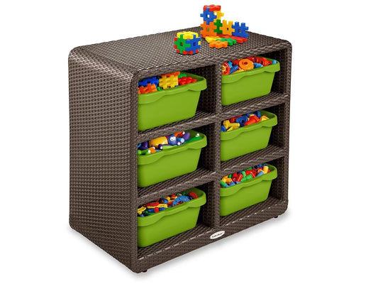 Outdoor 6-Cubby Storage Unit - US 5920