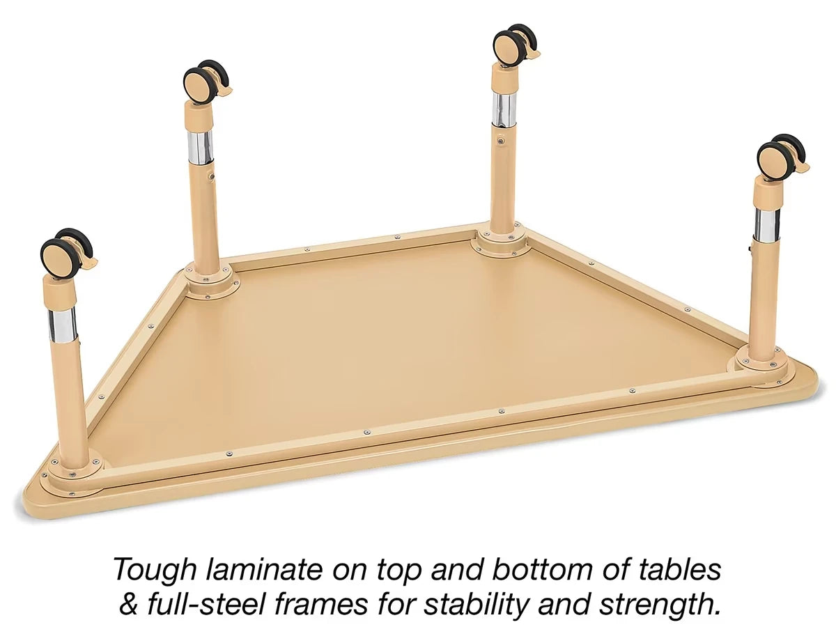 Flex-Space Jr.® Mobile Trapezoid Table - US 3070