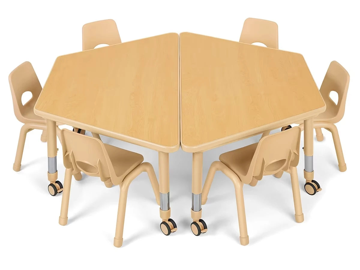 Flex-Space Jr.® Mobile Trapezoid Table - US 3070