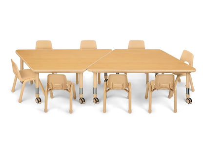 Flex-Space Jr.® Mobile Trapezoid Table - US 3070