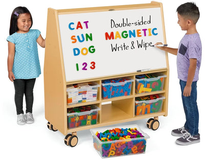 Flex-Space Jr.® Mobile Double-Sided Magnetic Write & Wipe Activity Center - US 1207