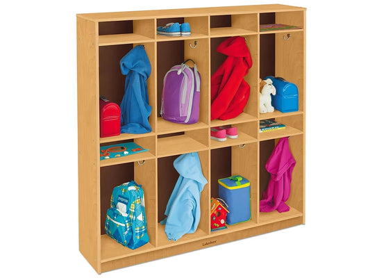 Classic Birch Individual Coat Lockers for 8 - US 6432