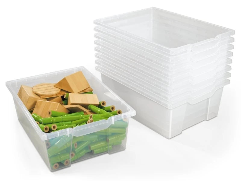 Classic Birch Big Bins See-Inside Storage Unit - 9 Cubby - US 6347
