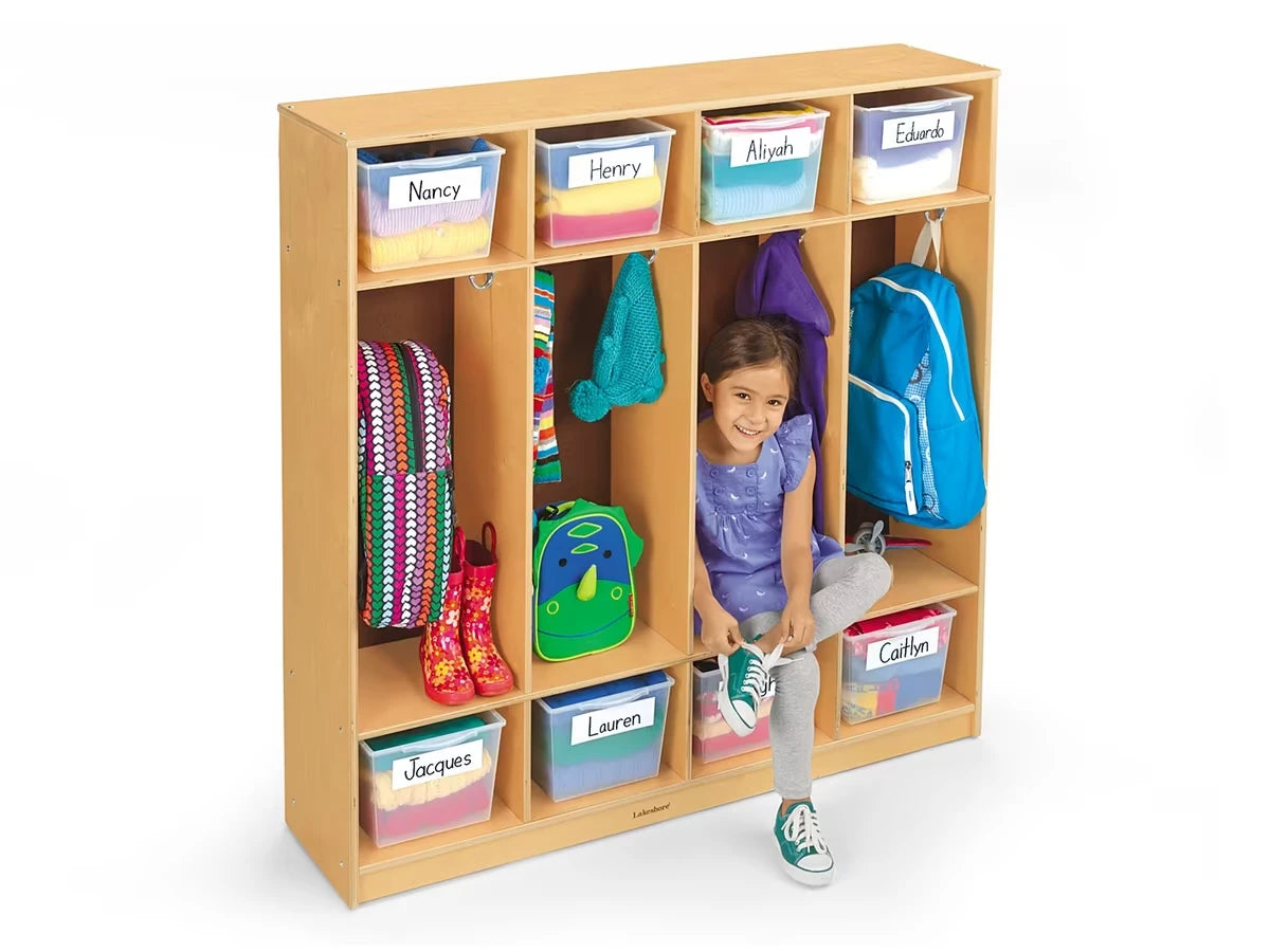 Classic Birch Coat Lockers for 8 - US 2713