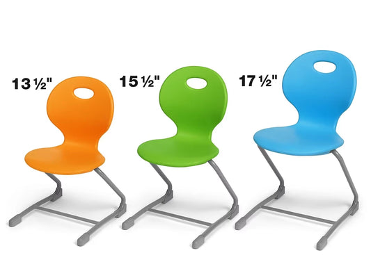 Flex-Space Ergo Bounce Cantilever Chairs - US 9426
