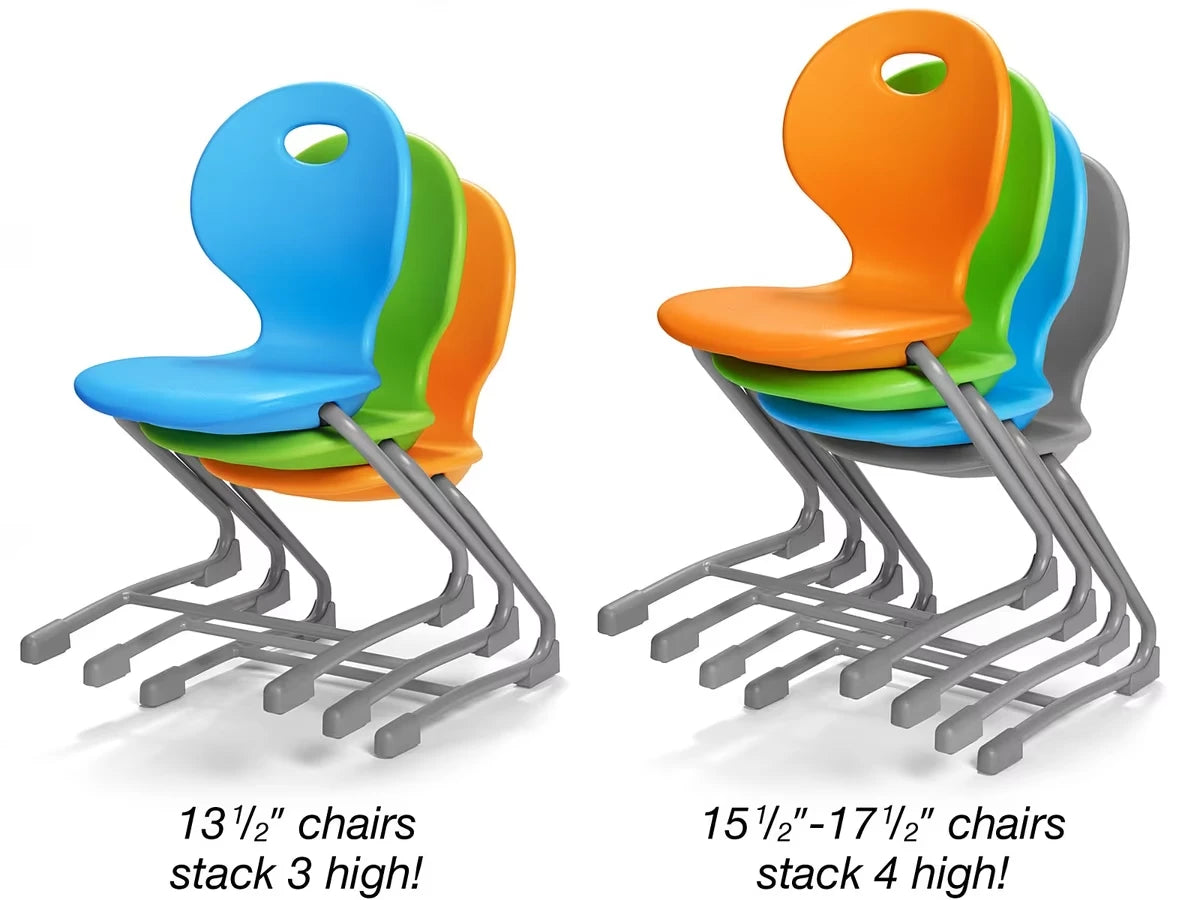 Flex-Space Ergo Bounce Cantilever Chairs - US 9426