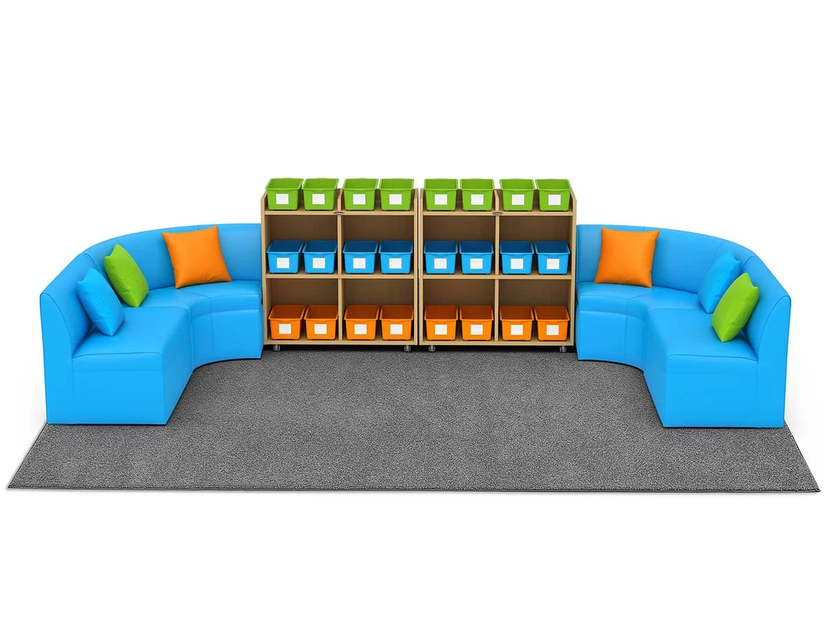 Flex-Space Comfy Couch Reading & Research Zone - US 9823
