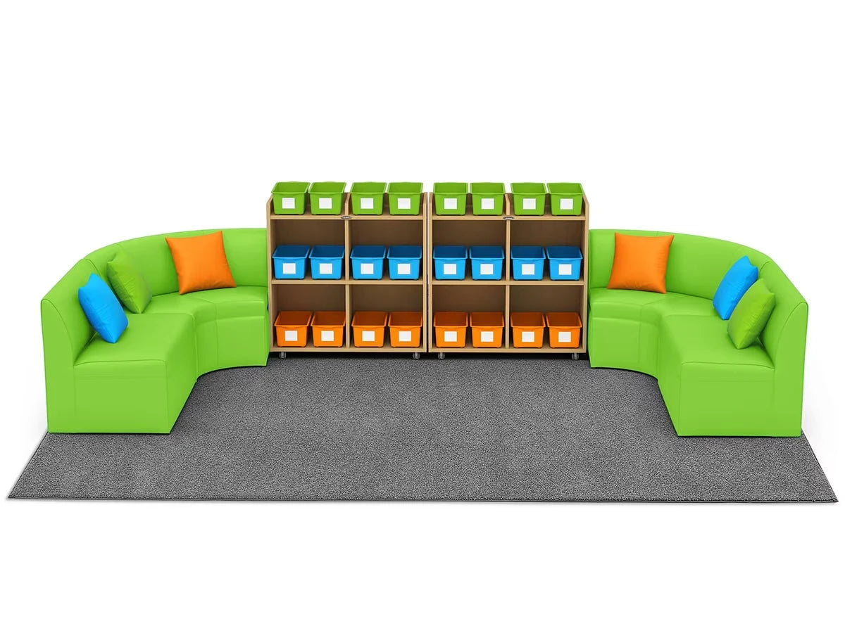 Flex-Space Comfy Couch Reading & Research Zone - US 9823