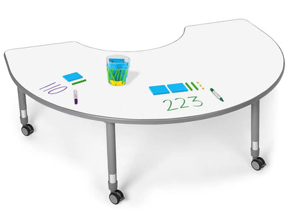 Flex-Space Write & Wipe Mobile Group Table - US 8880