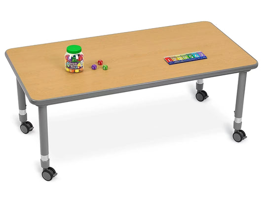 Flex-Space Mobile Rectangular Tables - Maple - US 4710