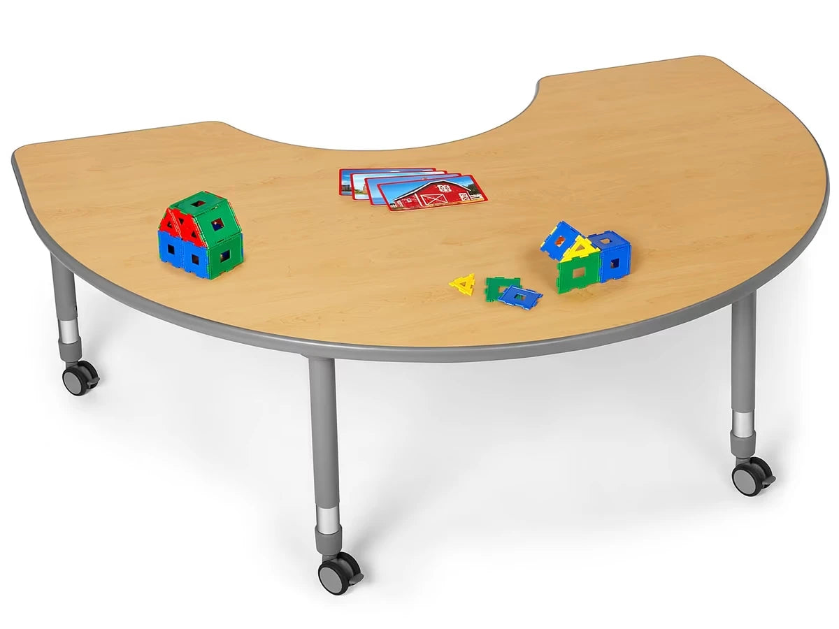 Flex-Space Mobile Group Table - Maple - US 1006