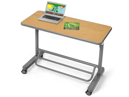 Flex-Space Mobile Standing Desk for Two - Maple - US 6913