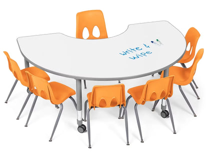 Flex-Space Write & Wipe Group Table Teaching Zone - US 8716