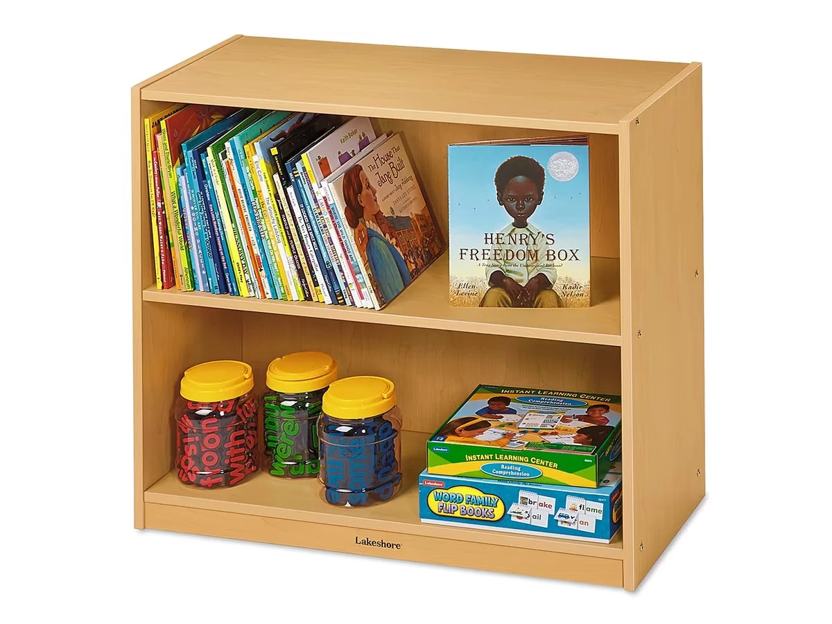 Flex-Space 2-Shelf All-Purpose Storage Unit - Maple - US 8455