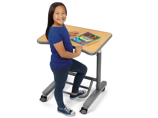 Flex-Space Mobile Standing Desk - Maple - US 8123