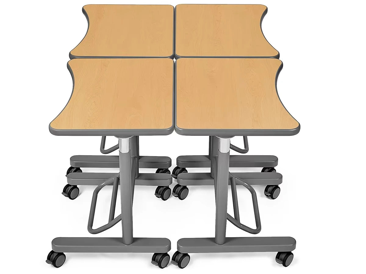 Flex-Space Mobile Standing Desk - Maple - US 8123