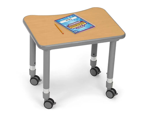 Flex-Space Mobile Student Desk - Maple - US 9412