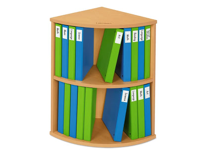 Flex-Space 2-Shelf Binder Storage Center - Maple - US 1556