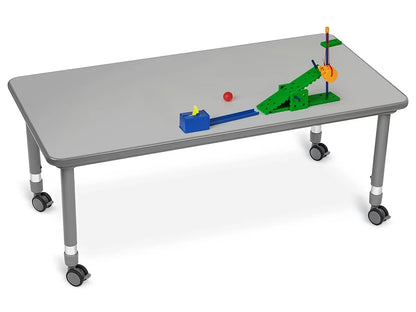 Flex-Space Mobile Rectangular Tables - Gray - US 2945