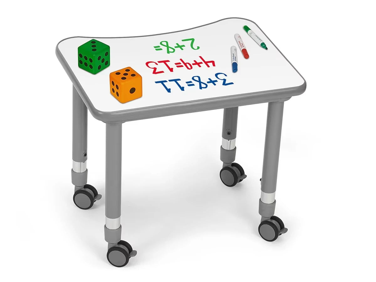 Flex-Space Write & Wipe Mobile Student Desk - US 1345