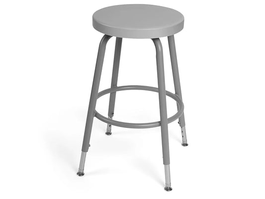 Flex-Space Height-Adjustable Stool - Gray - US 1485