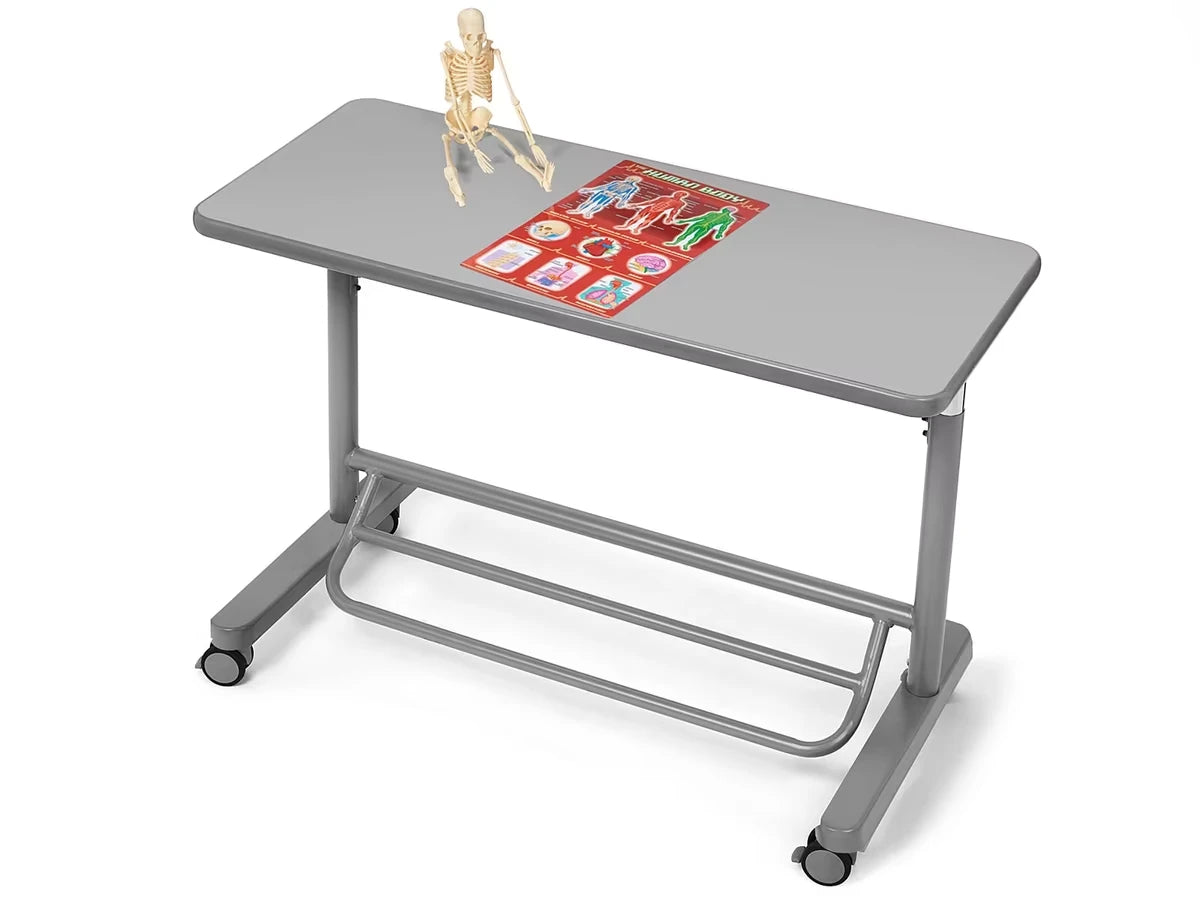 Flex-Space Mobile Standing Desk for Two - Gray - US 5788