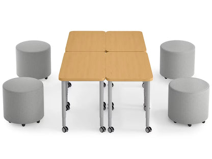 Modern Edge Mobile Lounge Seat & Desk Zone - US 9480
