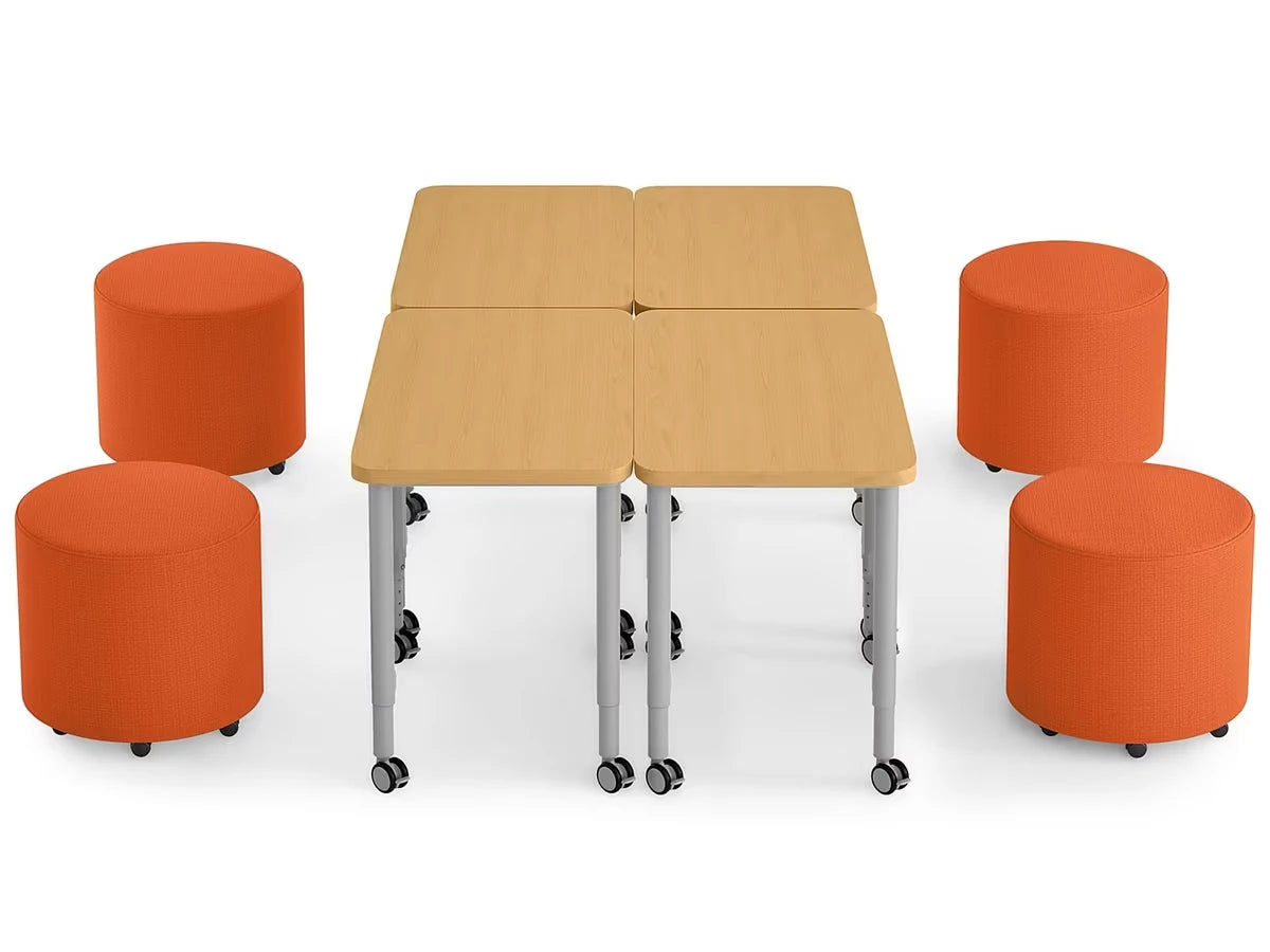 Modern Edge Mobile Lounge Seat & Desk Zone - US 9480