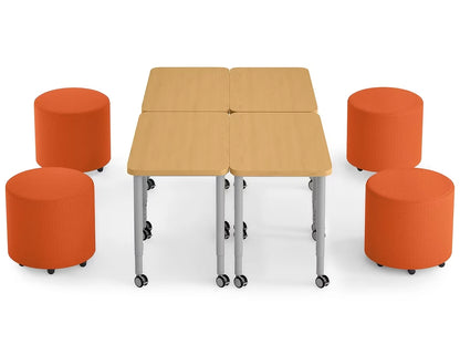 Modern Edge Mobile Lounge Seat & Desk Zone - US 9480