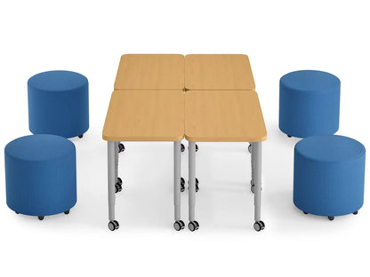 Modern Edge Mobile Lounge Seat & Desk Zone - US 9480