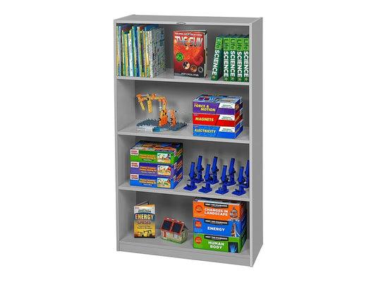 Flex-Space 4-Shelf All-Purpose Storage Unit - Gray - US 6741