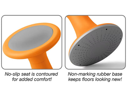 Flex-Space Write & Wipe Table & Wobble Chairs Bundle - US 9843