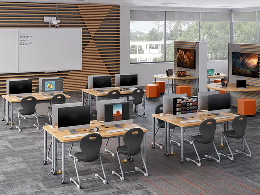 Modern Edge Mobile Media Table - US 9879