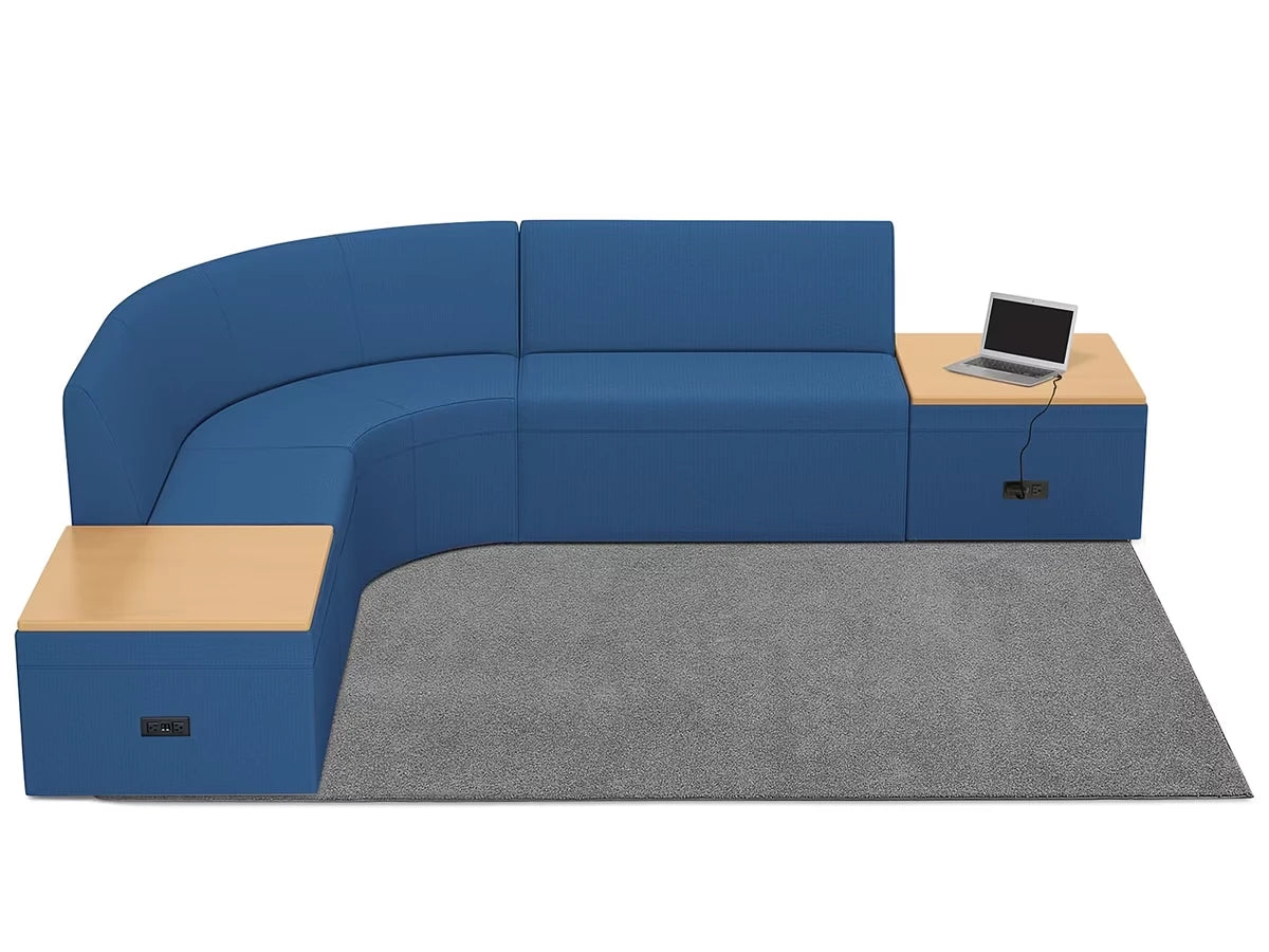 Modern Edge Couch & Powered Table Zone - US 3000