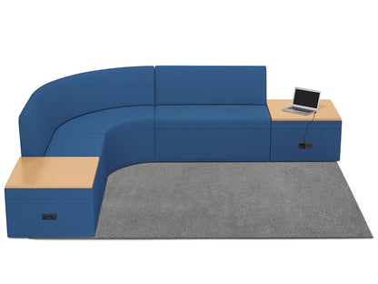 Modern Edge Couch & Powered Table Zone - US 3000