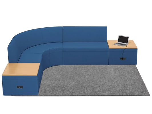 Modern Edge Couch & Powered Table Zone - US 3000