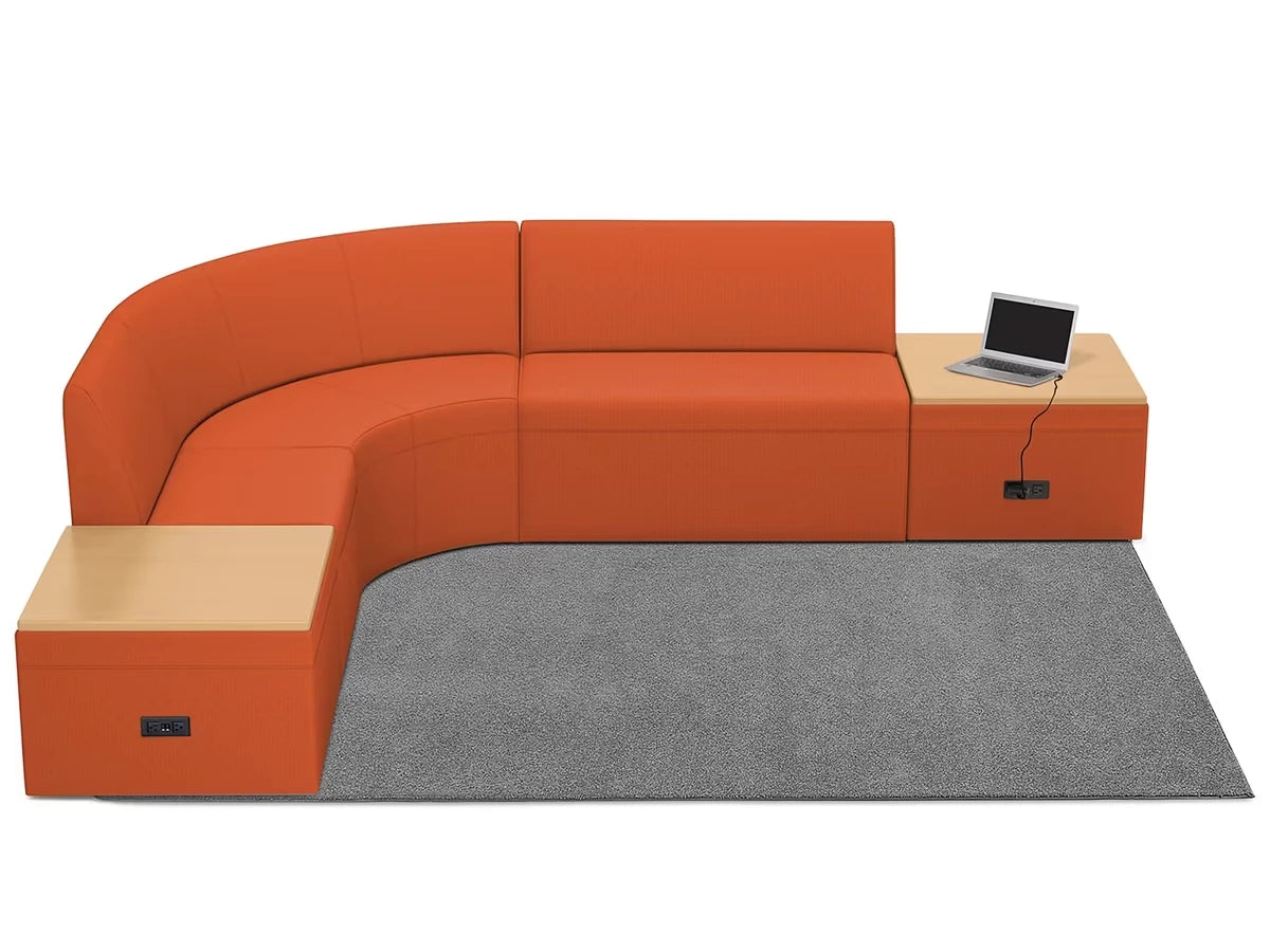 Modern Edge Couch & Powered Table Zone - US 3000