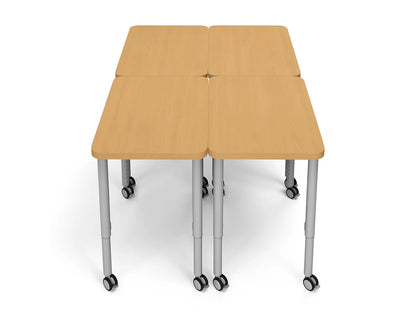 Modern Edge Mobile Student Desks with Book Box - US 2341