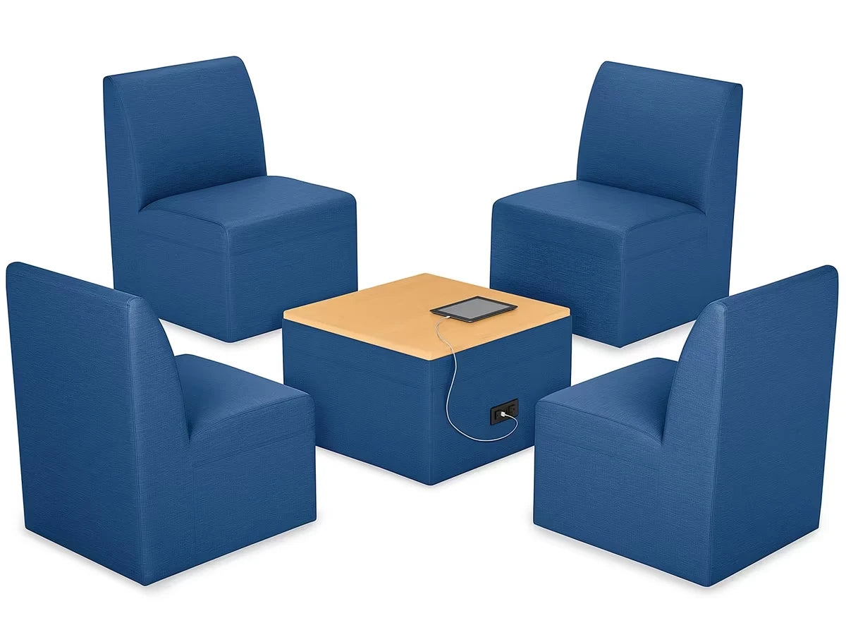 Modern Edge Chair & Powered Table Zone - US 9648