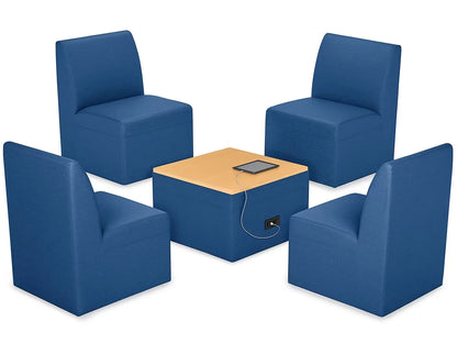 Modern Edge Chair & Powered Table Zone - US 9648