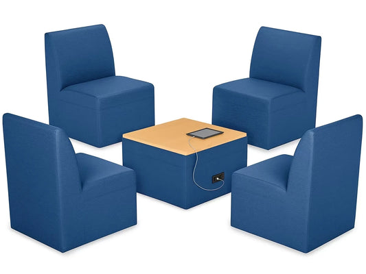 Modern Edge Chair & Powered Table Zone - US 9648